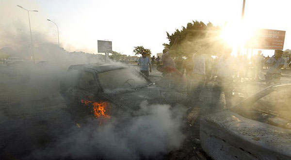 Libya: 33 Dead as Twin Blasts Target Worshippers outside Benghazi Mosque Libya: 33 Dead as Twin Blasts Target Worshippers outside Benghazi Mosque